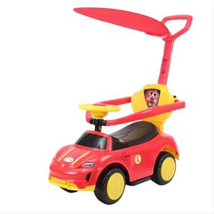 Carrito para Niños Musicales con Guiador Rojo