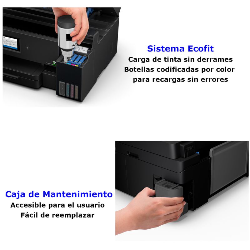 Impresora Multifuncional Epson con Escáner OFICIO L14150 Tanque
