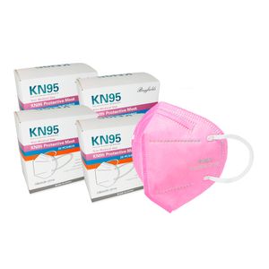 Mascarilla Rosado KN95 Certificadas x80 unidades + Regalo