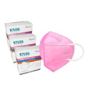 Mascarilla Rosado KN95 Certificadas x60 unidades + Regalo