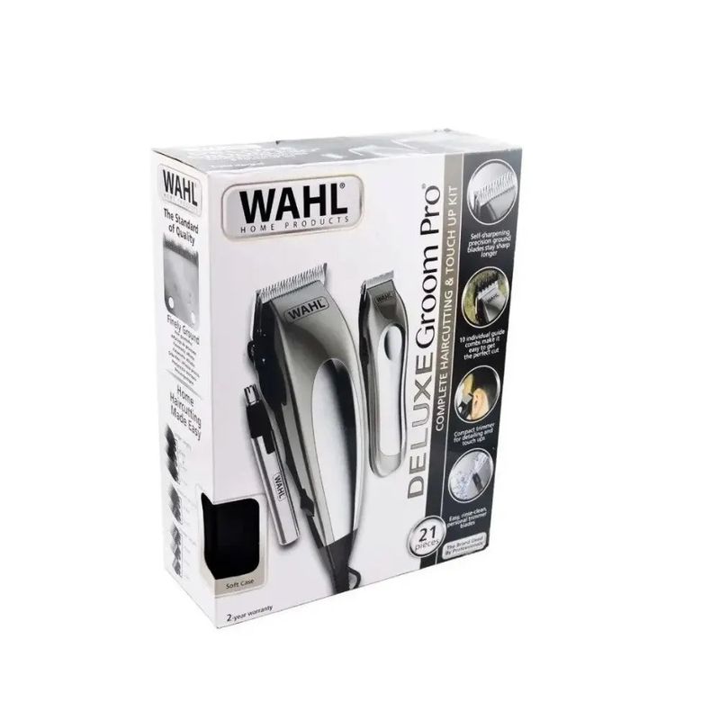 Máquina de Cortar Cabello Wahl Deluxe Groom Pro 3 en 1 - Real Plaza