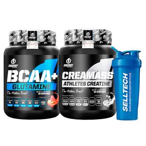 Energy Nutrition Creatina 500gr+Bcaa+Glutamine 500gFruit