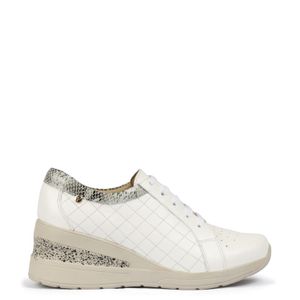 Zapatos Casuales de Cuero para Mujer PAR&SS KA23-PAOLA Blanco