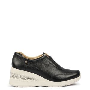 Zapatos Casuales de Cuero para Mujer PAR&SS KA23-SARA Negro