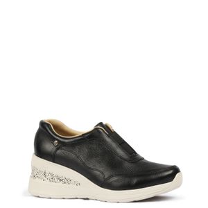 Zapatos Casuales de Cuero para Mujer PAR&SS KA23-SARA Negro