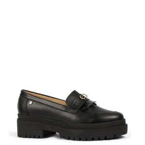 Zapatos Casuales de Cuero para Mujer PAR&SS KA23-IRMA Negro