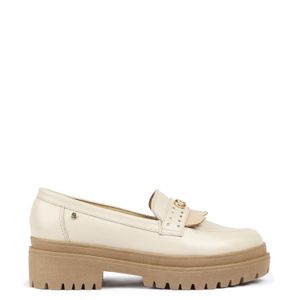Zapatos Casuales de Cuero para Mujer PAR&SS KA23-IRMA Blanco