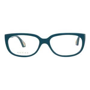 Lentes Ópticos Gucci Gg0470O-30006525-003 Cuadrados para Mujer en Azul
