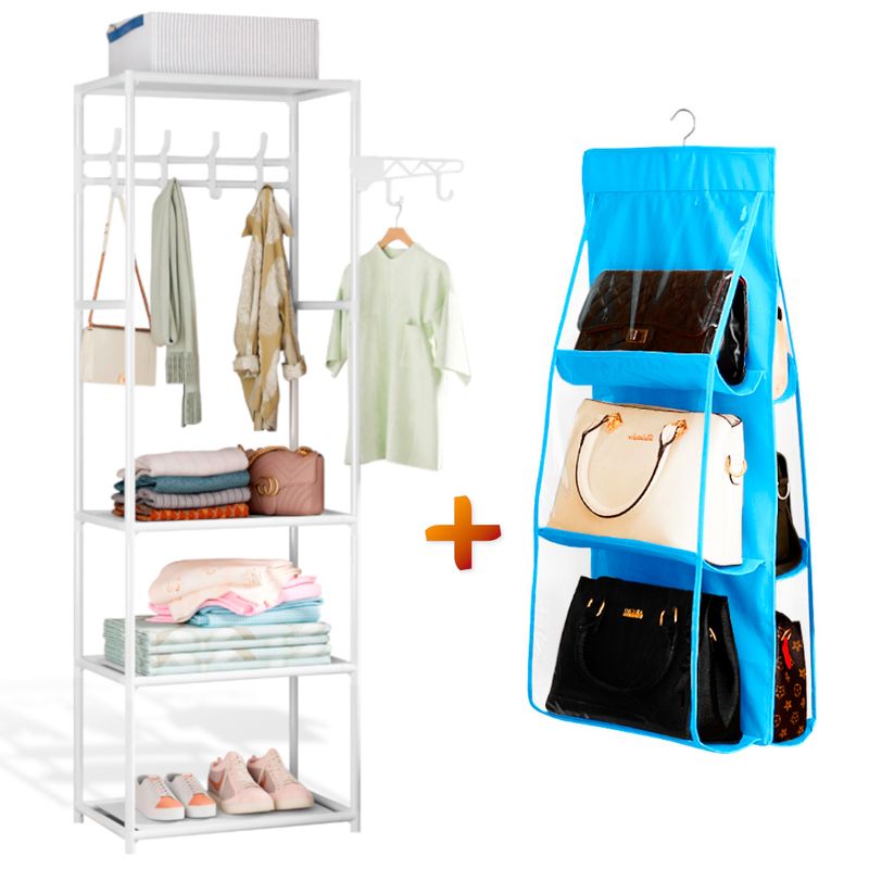 Perchero Armario Zapatero Organizador Closet Portatil Mueble