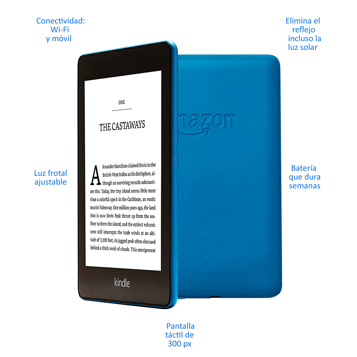Kindle Paperwhite 6 8GB Wifi Azul Crepusculo
