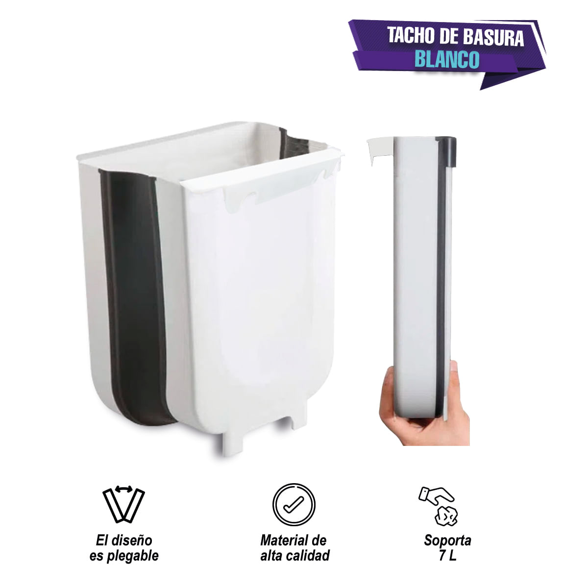 Tacho de basura discount colgante