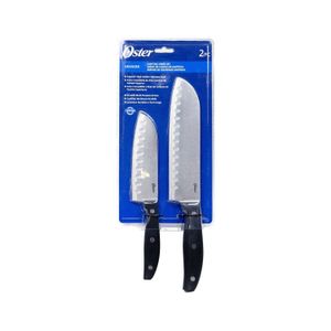 Set de 2 Cuchillos Santoku Acero Inox Oster 75680-02