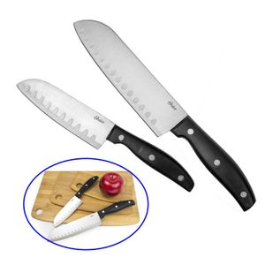 Set de 2 Cuchillos Santoku Acero Inox Oster 75680-02