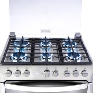 Cocina de 6 Quemadores Galicia Zafiro Indurama Croma