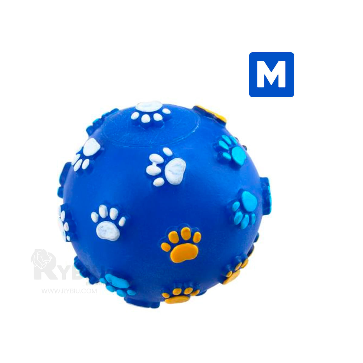 Juguete para Perro Pelota Celeste Talla M GENERICO