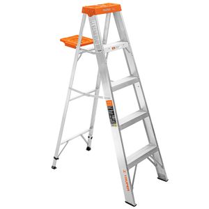 Escalera Tijera 4 Peldaños Capacidad De Carga 175 Kg Truper 10264