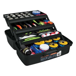 Caja para pesca de 16" con 3 bandejas deslizables, Truper 10539