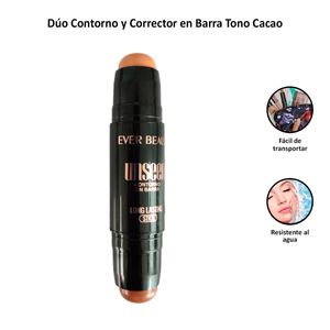 Dúo Contorno Corrector Facial Ever Beauty Cacao 06