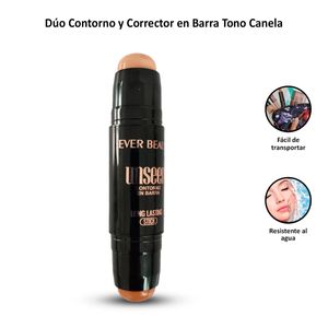 Dúo Contorno Corrector Facial Ever Beauty Canela 03