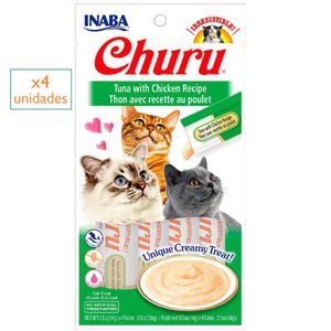 Snack Húmedo para Gatos Churu Atún con Pollo