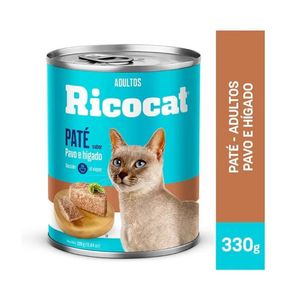 Comida Húmeda para Perros Ricocat Paté Lata Hígado y Pavo 330 gr