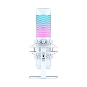 Micrófono HyperX Quadcast S RGB Streaming para PC PS4 PS5 Mac - Blanco