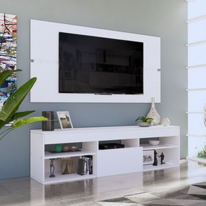 Centro de Entretenimiento Sao Sebastiao 65" Movenda Blanco