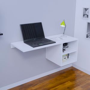 Escritorio Empotrable Luiza 100cm Movenda Blanco