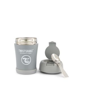 Termo Insulado para Alimentos Twistshake 350ml Gris