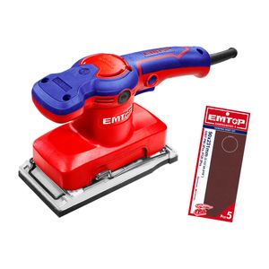 Lijadora Orbital Emtop EFSR3201 de 320 Watts Rectangular