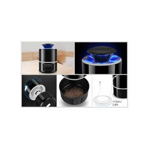 Trampa para Mosquito Insectos Lampara Mosquetero Electrico Luz Led