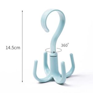 Organizador Múltiple Colgador para Perchero  Celeste