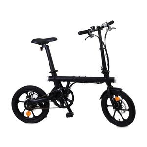 Bicicleta Box Eléctrica Plegable Negro Entero