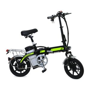 Bicicleta Box Eléctrica Plegable Negro