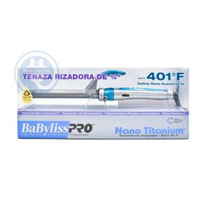 Rizador de Cabello Babyliss Nano Titanium BABNT75SPE de 19mm Cromado