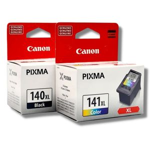 Kit Tinta Canon 140XL 141XL Negro Tricolor