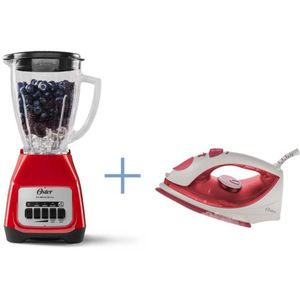 Combo Oster Licuadora Blstkag Rpb + Plancha Gcstbs5004 - rojo