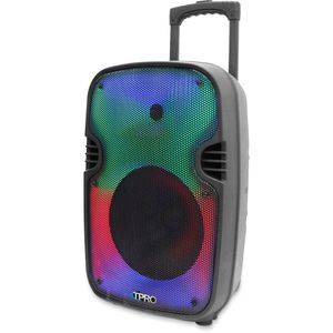 Altavoz Bluetooth Technical Pro recargable de 12&quot; de dos vías con LED + enlace inalámbrico