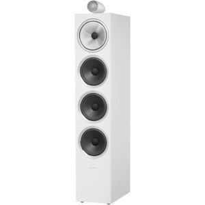 Bowers &amp; Wilkins 702 S2 Altavoz de pie (blanco satinado, individual)