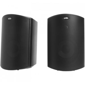 Polk Audio Atrium5 Altavoces para exteriores para todo tipo de clima (negro, par)