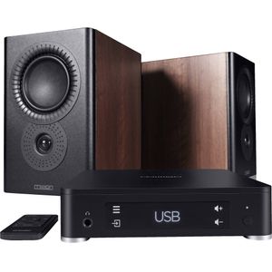 Sistema de altavoces inalámbricos Mission LX CONNECT (Walnut Pearl, par)