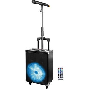 Technical Pro WASP680X Altavoz PA Bluetooth recargable de 8&quot; con micrófono inalámbrico y sop...