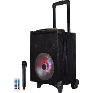Technical Pro WASP680X Altavoz PA Bluetooth recargable de 8&quot; con micrófono inalámbrico y sop...