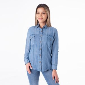 Blusa Oris Denim Mujer Pionier