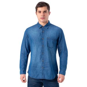 Camisa Yefri Ml Denim Hombre Pionier