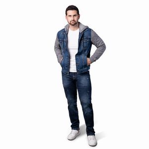 Casaca Diger Denim Stretch Hombre Pionier