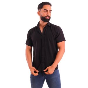 Camisa Piero Biani Manga Corta Lino Hombre