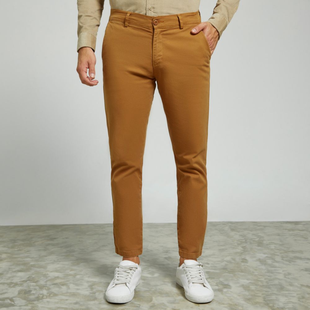 Pantalon camel hombre sale