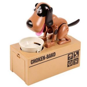 Alcancía Electrónica Perrito Ahorrador Choken Bako Color Marrón con Negro