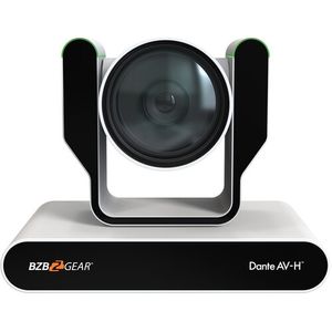 BZBGEAR 4K PTZ Auto-Tracking/Camera de transmisión en vivo con Tally y 12x Zoom (blanco)